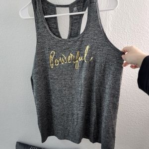 "Powerful" Work Out Top